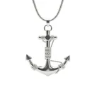 Halskette Calypso 925 Sterling Silber mit Anker Anhänger